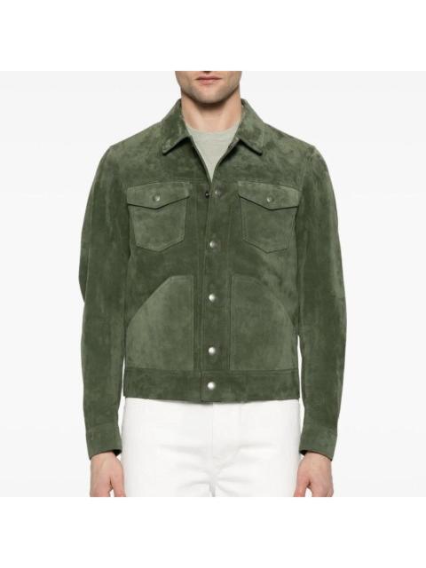 TOM FORD Tom Ford Suede Trucker Jacket