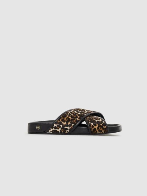 ANINE BING Emi Slides - Leopard