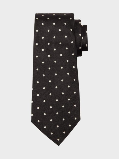 Ralph Lauren Men's Dotted Satin Tie