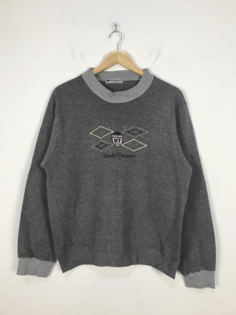 Other Designers Japanese Brand - Vintage Hardy Thomas Big Embroidery Logo Crewneck #2006