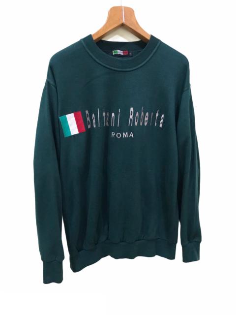 Other Designers Vintage - Last Call☎️BALTANI ROBERTA ROMA BIG LOGO SWEATSHIRT