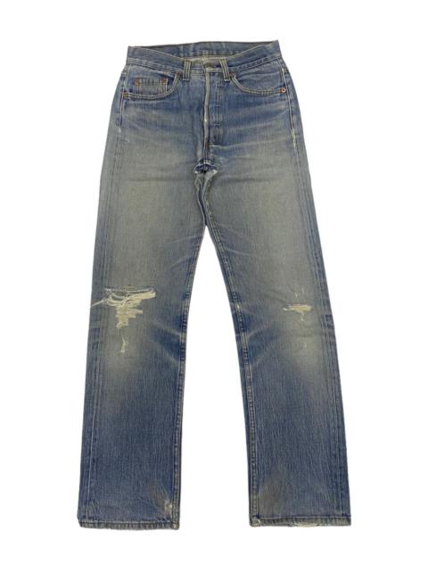 Other Designers LEVIS 501 VINTAGE DISTRESSED DENIM JEANS MADE IN USA