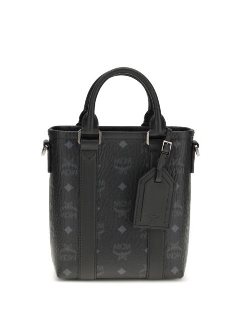 MCM Mcm Women Aren Mini Printed Canvas Tote Bag