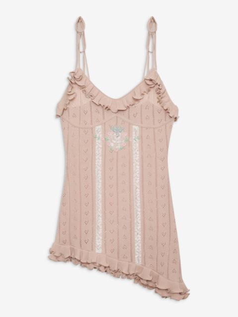 For Love & Lemons Eloise Asymmetric Knit Dress