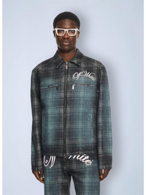 Off-White Off-White Men Check Jacq Slim Relax Jeans
