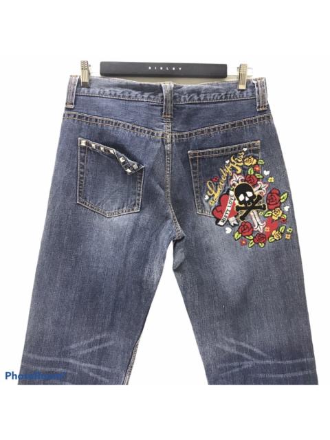 Other Designers Japanese Brand Misty Love Denim Embroidery like Ed Hardy