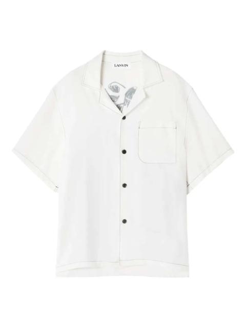 Lanvin Lanvin Men Graphic Print Shirt