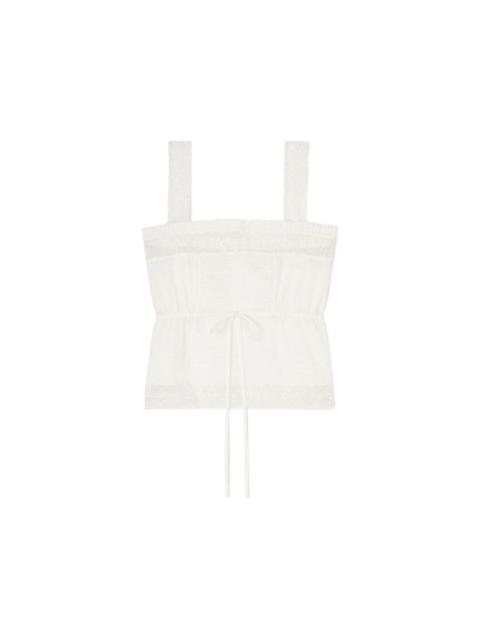 GANNI Ganni White Tops - Vests & Tank Tops Women