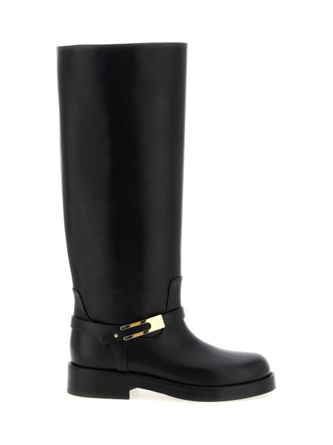 ELISABETTA FRANCHI Logo Strap Boots