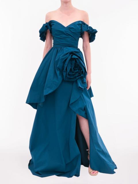 Marchesa ABSTRACT TAFFETA BALLGOWN