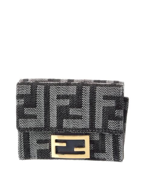 FENDI FENDI Baguette Micro Leather Card Case