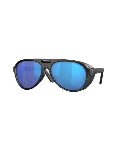 Other Designers Costa Del Mar GRAND CATALINA Blue Mirror Polarized Glass Pilot Men's Sunglasses 6S9117 911701 59