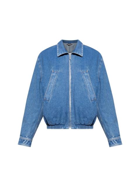 Marni DENIM LOGO-PRINT JACKET