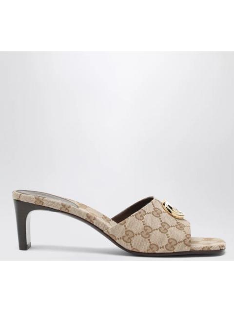 GUCCI Gucci Slide Sandal With GG (120)