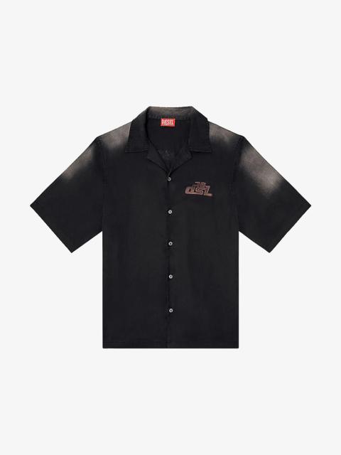 Diesel S-Elly Boxy-Fit Woven Bowling Shirt