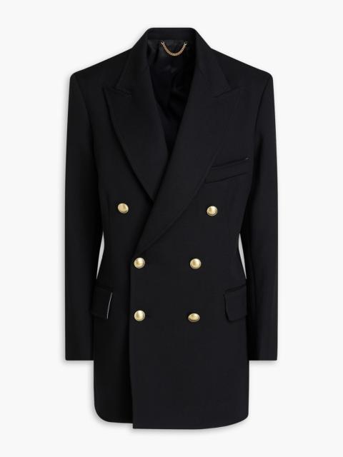 Victoria Beckham Double-breasted grain de poudre blazer