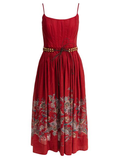 Zimmermann Rhiannon Corset Midi Dress