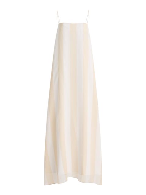 BONDI BORN® Capri Silk Chiffon Cami Dress white