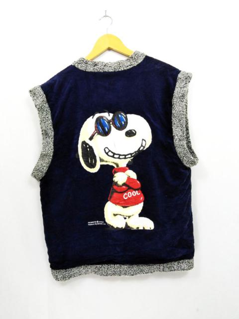 Other Designers Peanuts - SNOOPY PEANUTS BIG LOGO CORDUROY VEST