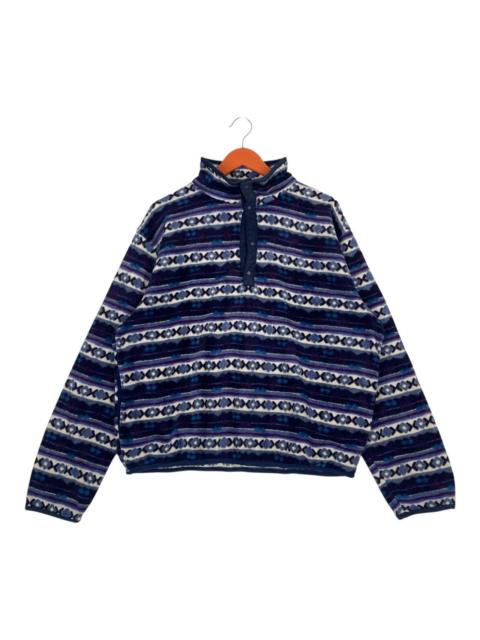Other Designers Vintage L.L. Bean Southwestern Tribal Aztec Pattern Fleece