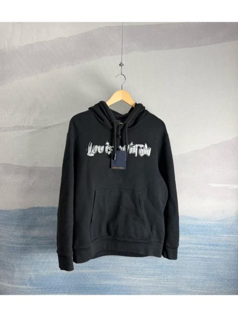 Louis Vuitton Louis Vuitton LV black graffiti hoodie