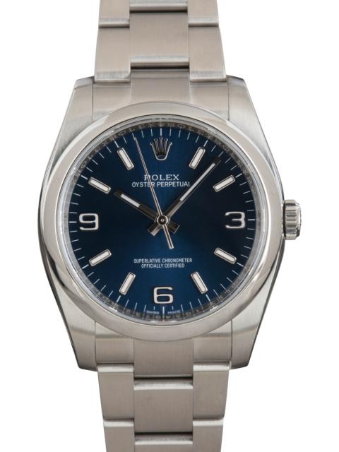 ROLEX Pre-owned Rolex Oyster Perpetual Ref 116000 Blue Dial