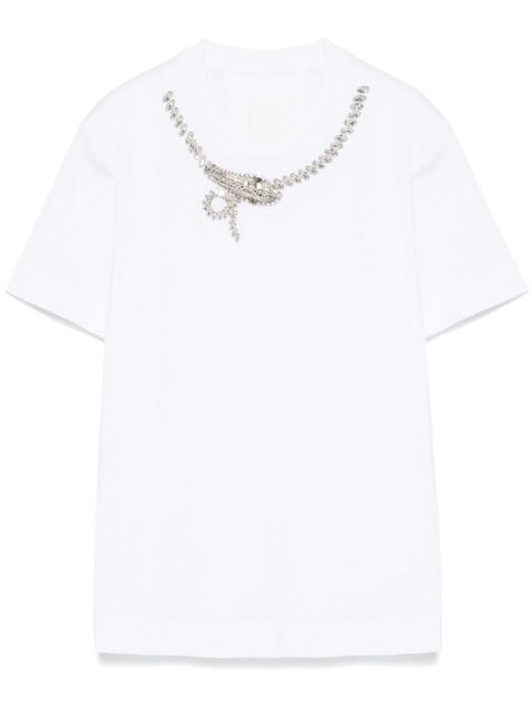 Givenchy crystal-detail T-shirt