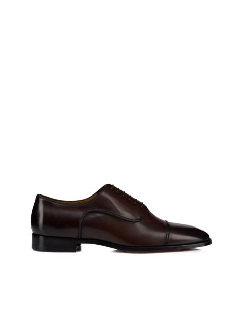 Christian Louboutin cap-toe flat oxford shoes