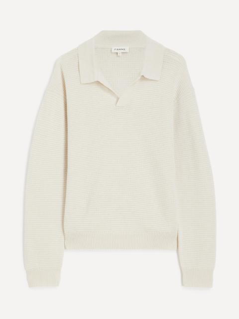 FRAME Textured Wool-Cashmere Jumper