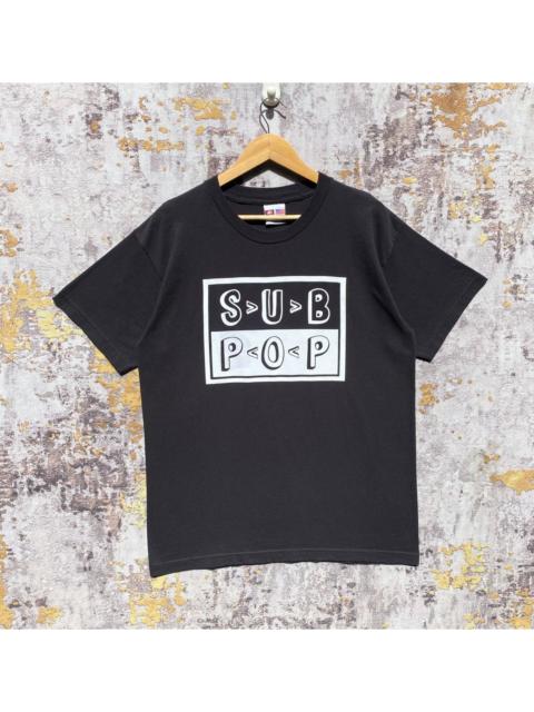 Other Designers Band Tees - Vintage 90s Sub Pop Records Grunge Bands Shirt Nirvana