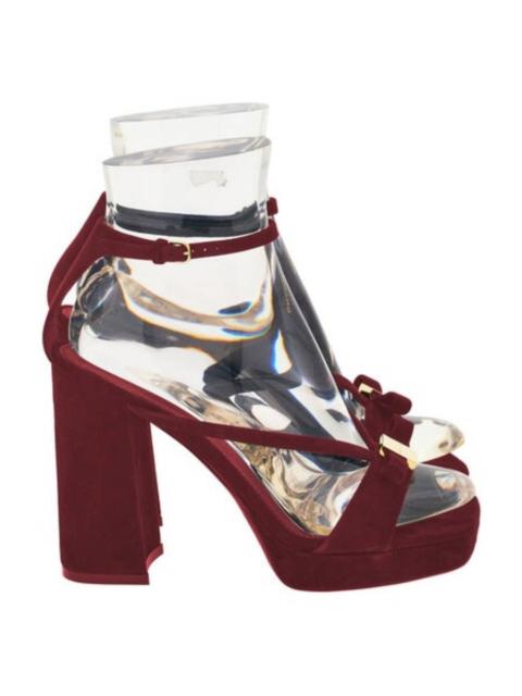 FERRAGAMO Ferragamo Mael 85 Platform Sandals, Size 7 C