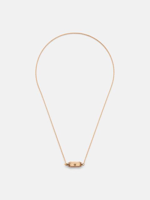 MARIE LICHTENBERG Coco Micro 18kt rose gold necklace with diamonds