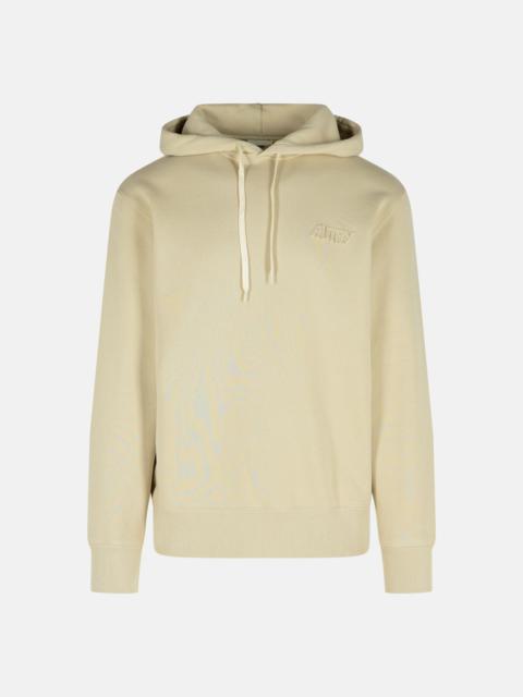 BEIGE COTTON SWEATSHIRT