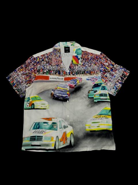 HUF Goodyear Circuit Print Woven Shirt Medium