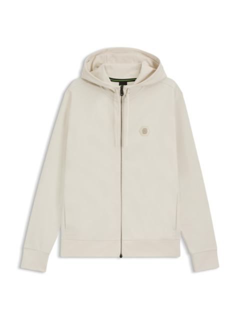 BOSS RELAXED-FIT HOODIE WITH DOUBLE B MONOGRAM