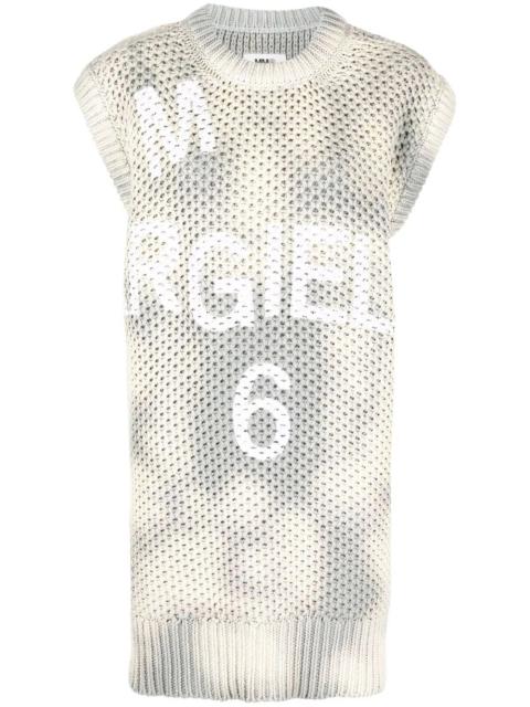 MM6 Maison Margiela tie-dye knitted dress