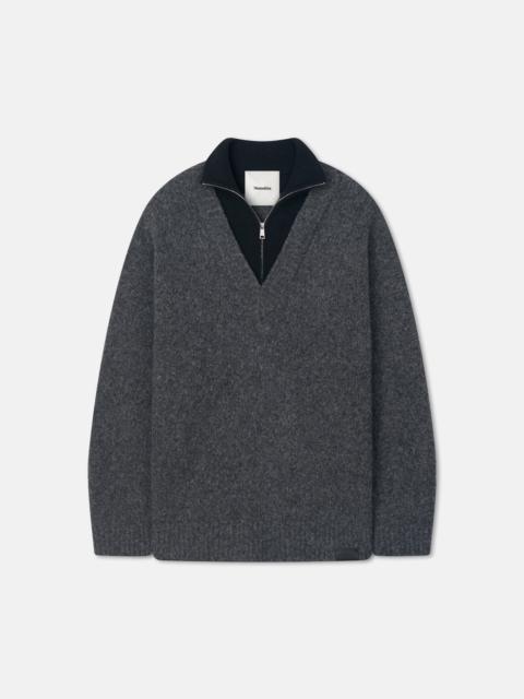 Nanushka Contrast Brushed Merino Sweater