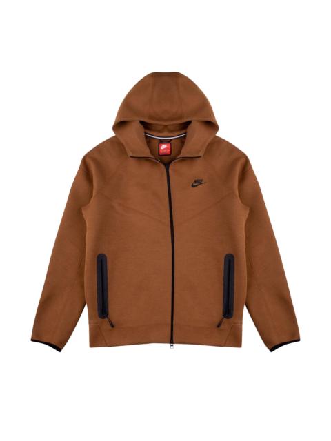 Nike Nike Sportswear Tech Fleece Windrunner Full Zip Hoodie 'Light British Tan/Black'