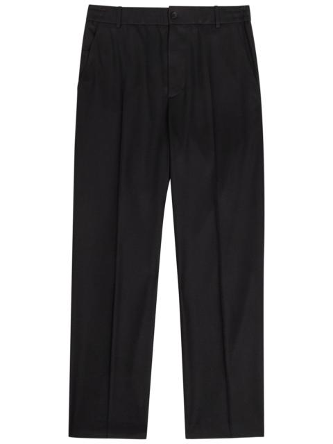 Moncler Moncler Wide-leg Wool Trousers