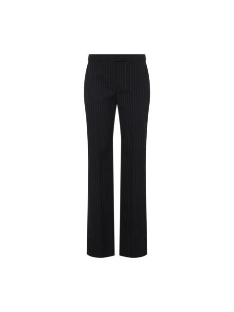 Alexander McQueen Alexander Mcqueen Pinstripe Lurex Pants Women