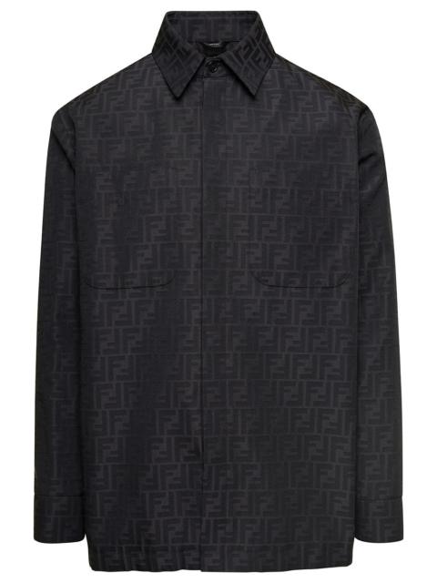 FENDI Fendi Men Overshirt Fendi Zucca Jacquard