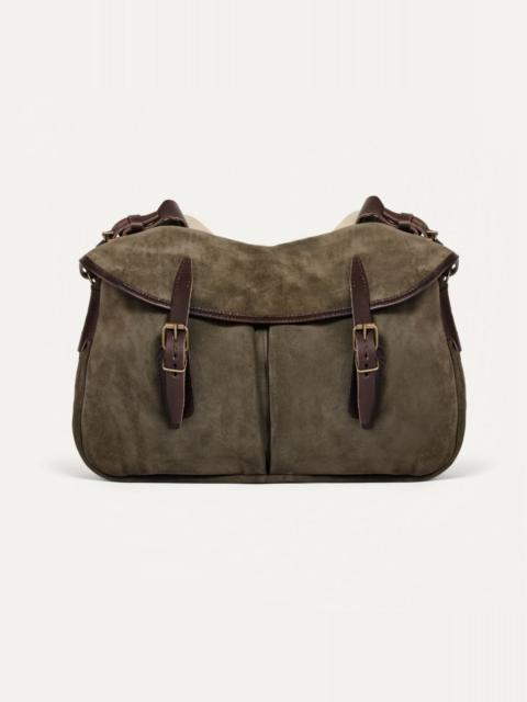 Bleu de Chauffe MUSETTE M FISHERMAN'S BAG / SUEDE  -  MUSK