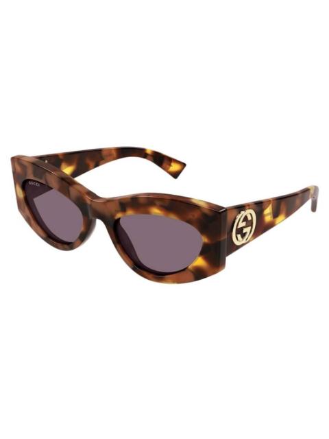GUCCI Gucci Violet Cat Eye Ladies Sunglasses GG1843S 003 53