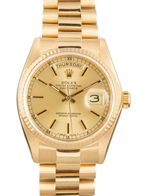 ROLEX Used Rolex Day-Date 36 Ref 18038 Champagne Dial