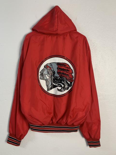 Other Designers Vintage Holloway Regis Raiders Red Indian Windbreaker Hoodie