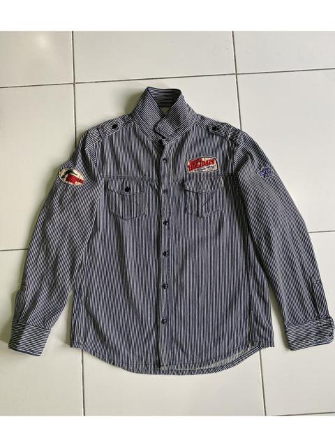 Other Designers Workers - Vintage Surf style holiday Striped Worker Polo