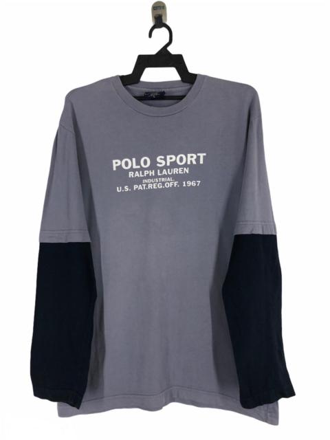 Other Designers Polo Ralph Lauren - Vintage Polo Sport Ralph Lauren Long Sleeve Shirt Two-Tone
