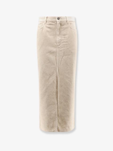 Isabel Marant Étoile Marant Étoile Odalie Corduroy Skirt Beige