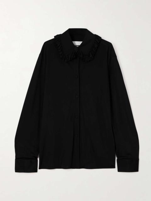 Crepe blouse Black