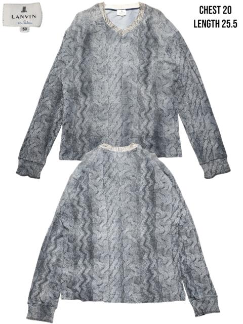 Lanvin Lanvin Sweatshirt Knitwear Design Print